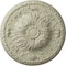 Ekena Millwork Amelia Ceiling Medallion (Fits Canopies up to 2 3/8"), Hand-Painted Clear Yellow, 19 5/8"OD x 3/4"P CM20AMCYF - alternate 1